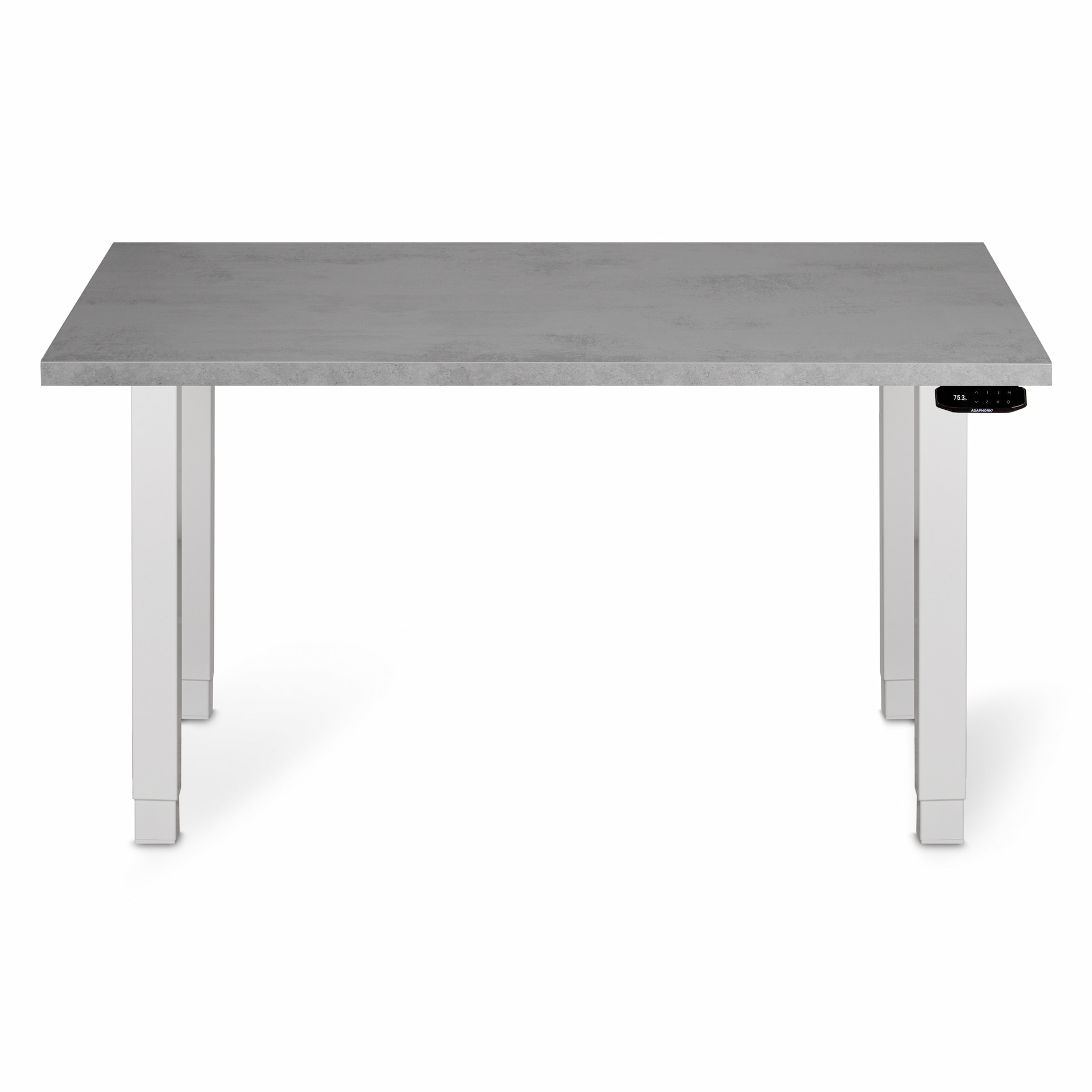 Adjustable table support AdapDesk Smart 4L 2 Motor 36mm Smoky Gray, Snow White, photo 7