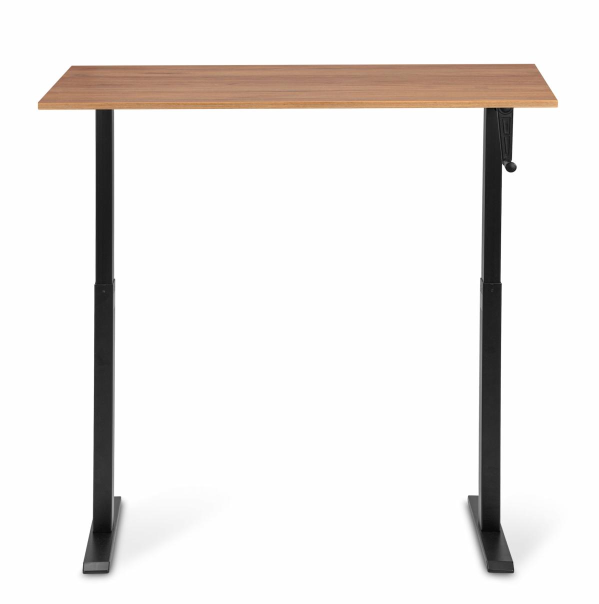 Adjustable table AdapDesk Smart Manual 18мм Golden Wood, Space Black, photo 5