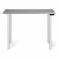 Adjustable table support AdapDesk Smart 4L 2 Motor 36mm Smoky Gray, Snow White, photo 5 mini