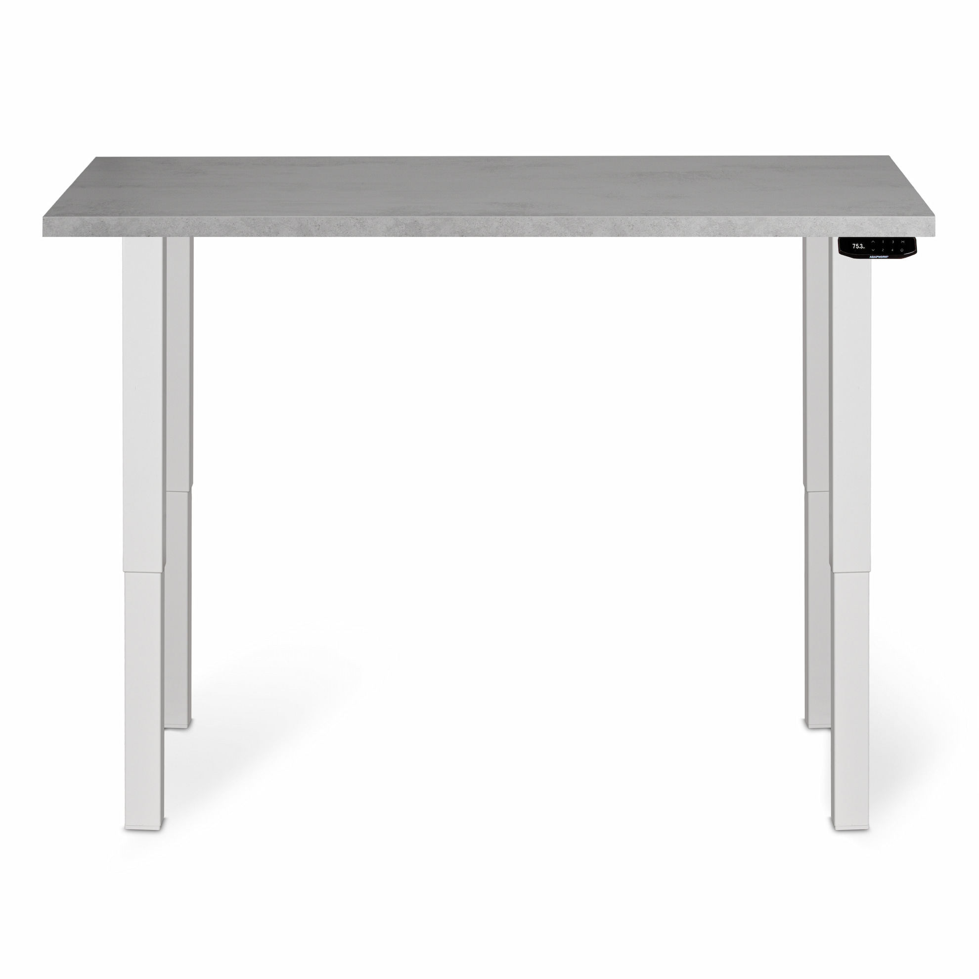 Adjustable table support AdapDesk Smart 4L 2 Motor 36mm Smoky Gray, Snow White, photo 5