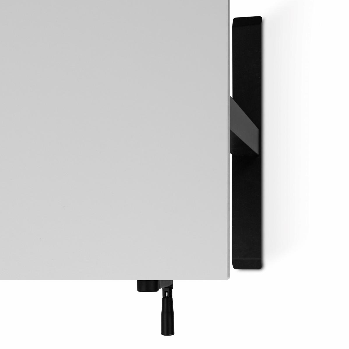 Adjustable table AdapDesk Smart Manual 18мм Crystal White, Space Black, photo 4