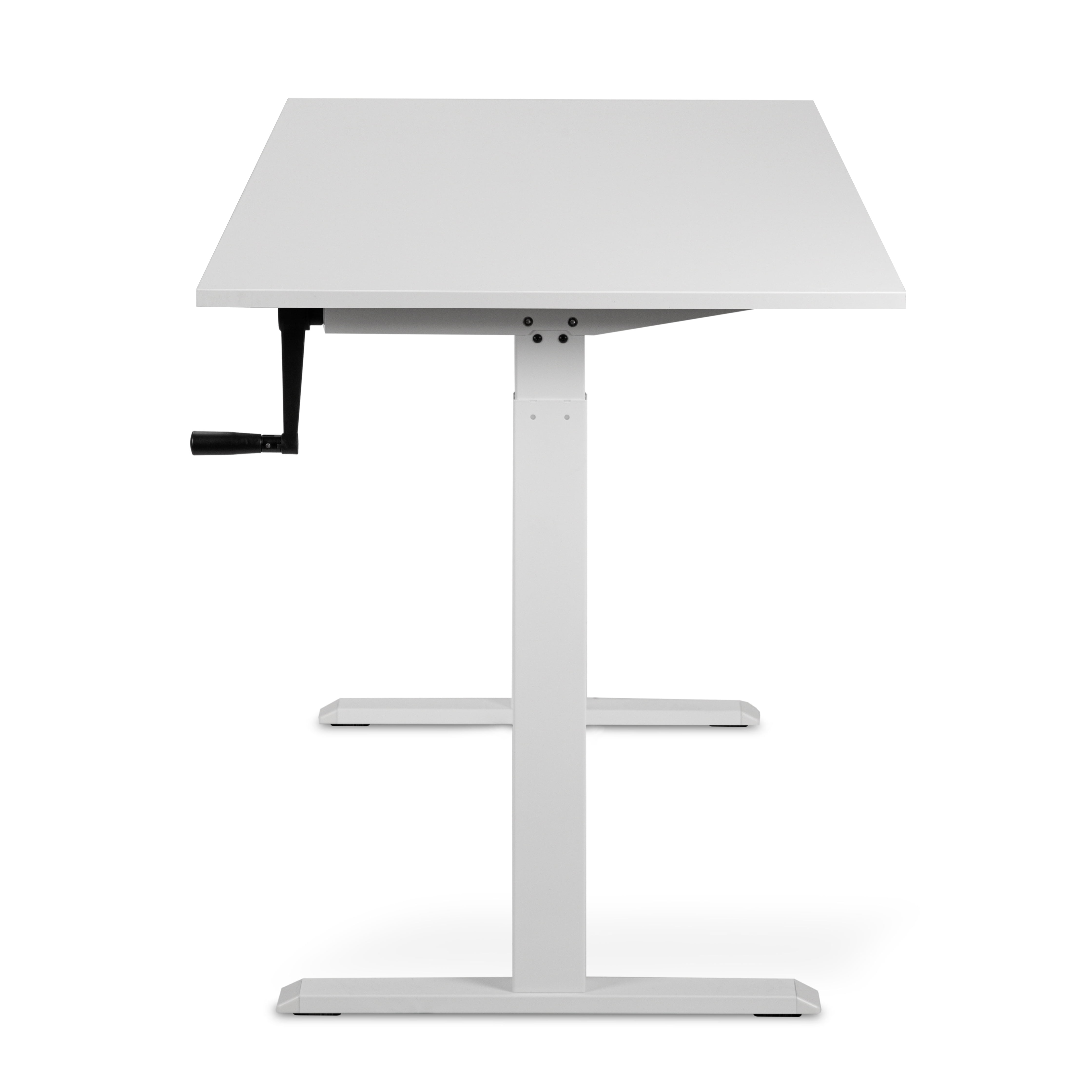Adjustable table AdapDesk Smart Manual 18мм Crystal White, Snow White, photo 3