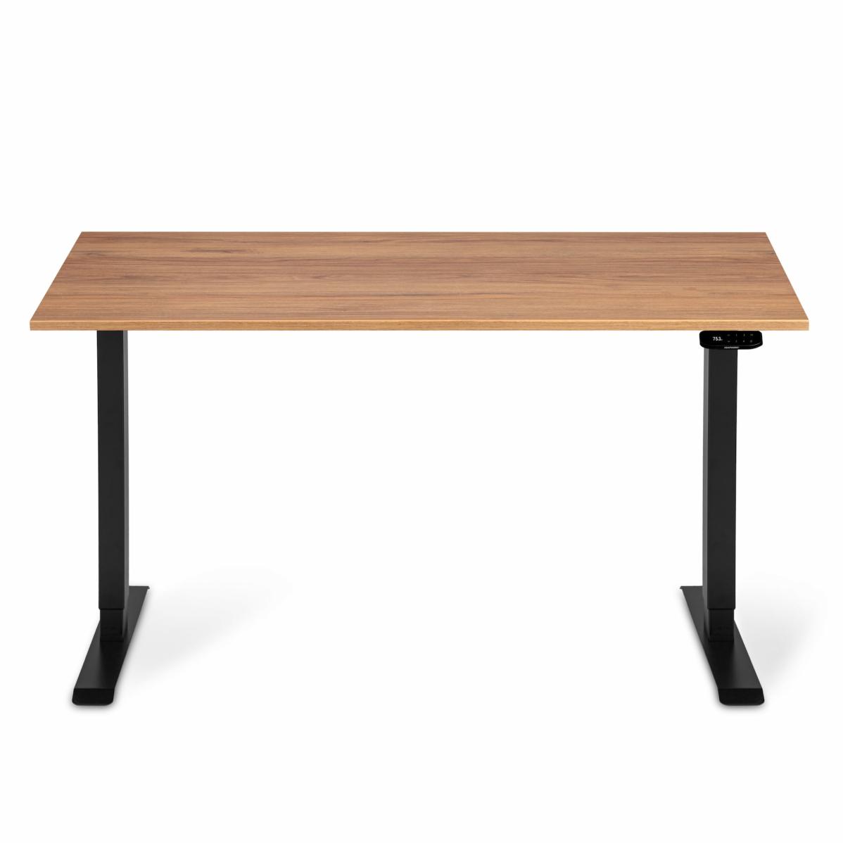 Регулируемый стол AdapDesk Smart 1 Motor 18мм Golden Wood, Space Black, фото 7