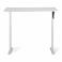 Adjustable table AdapDesk Smart Manual 18мм Crystal White, Snow White, photo 5 mini