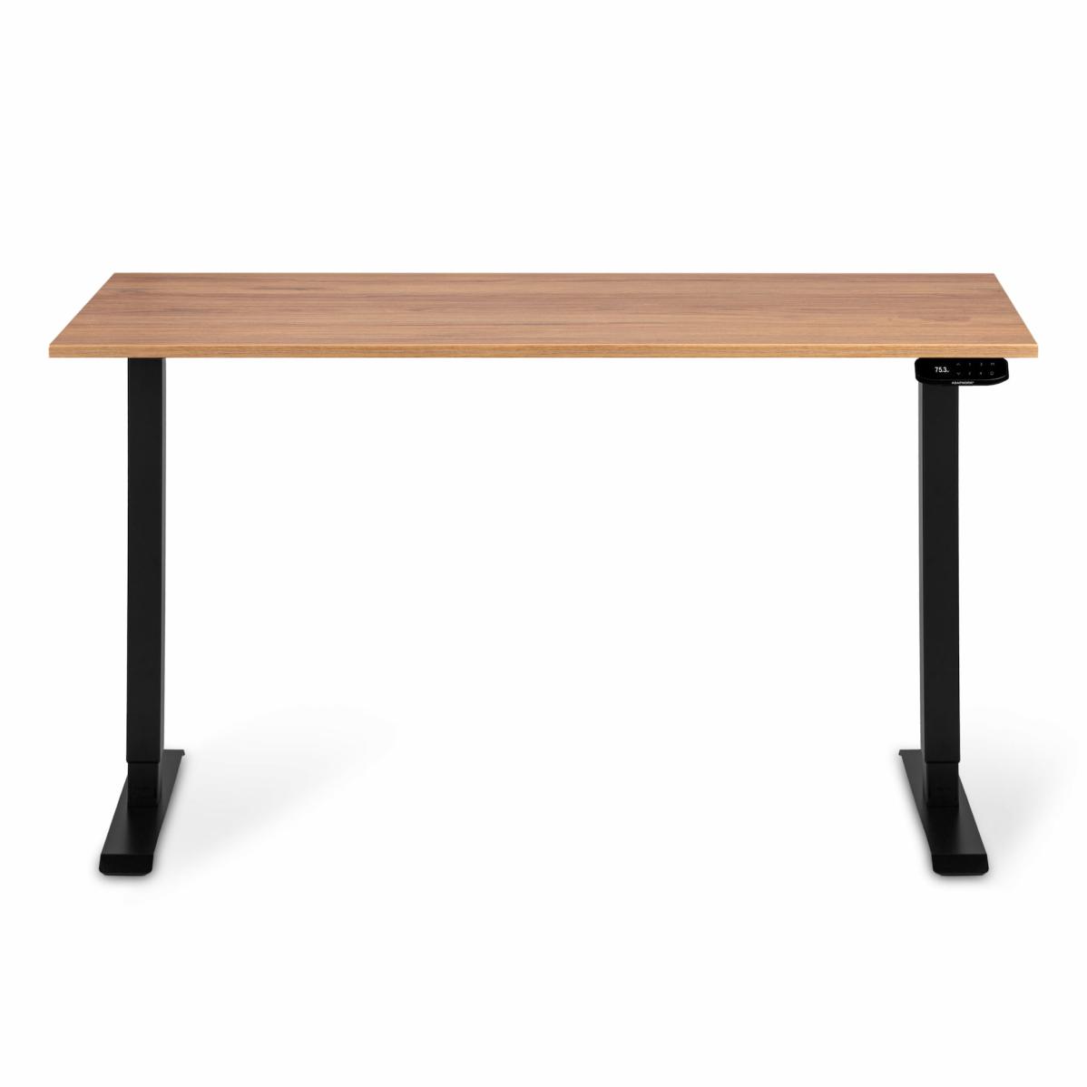 Регулируемый стол AdapDesk Smart 1 Motor 18мм Golden Wood, Space Black, фото 1