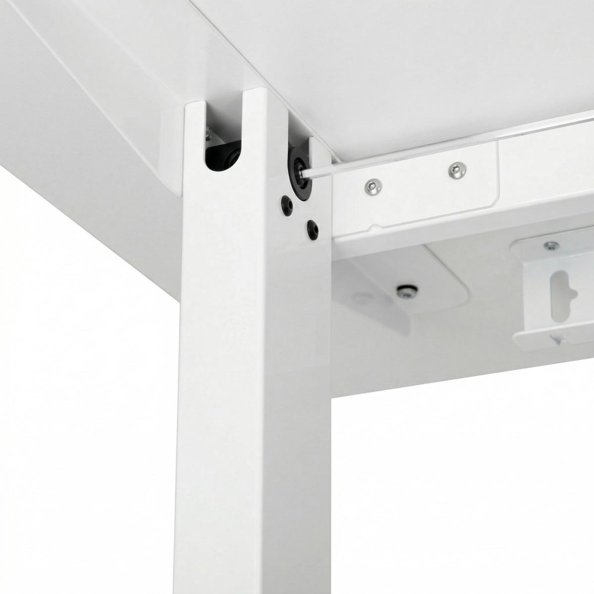 Adjustable table AdapDesk Smart Manual 18мм Crystal White, Snow White, photo 6