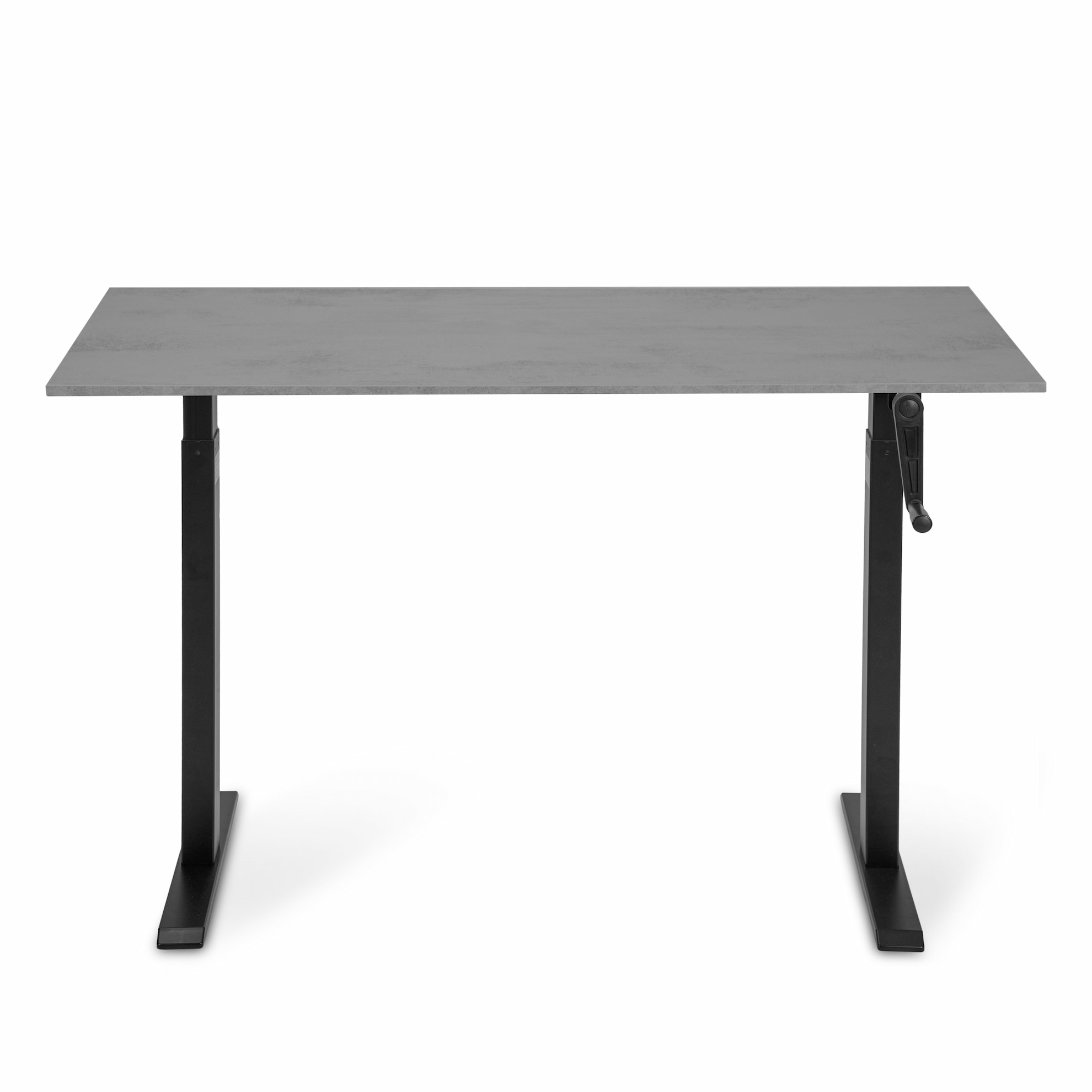 Adjustable table AdapDesk Smart Manual 18мм Smoky Gray, Space Black, photo 7