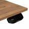 Adjustable table AdapDesk Smart 1 Motor 18mm Golden Wood, Space Black, photo 2 mini