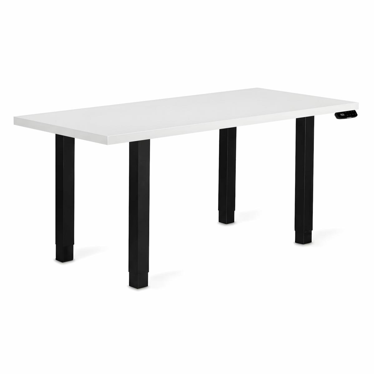 Adjustable table support AdapDesk Smart 4L 2 Motor 36mm Crystal White, Space Black, photo 8