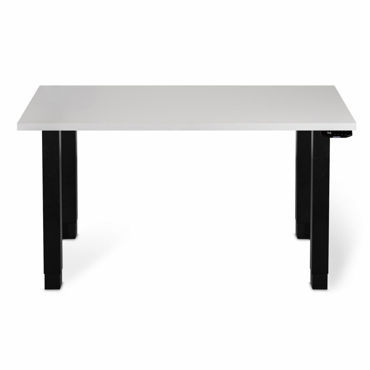 Adjustable table support AdapDesk Smart 4L 2 Motor 36mm Crystal White, Space Black, photo 7