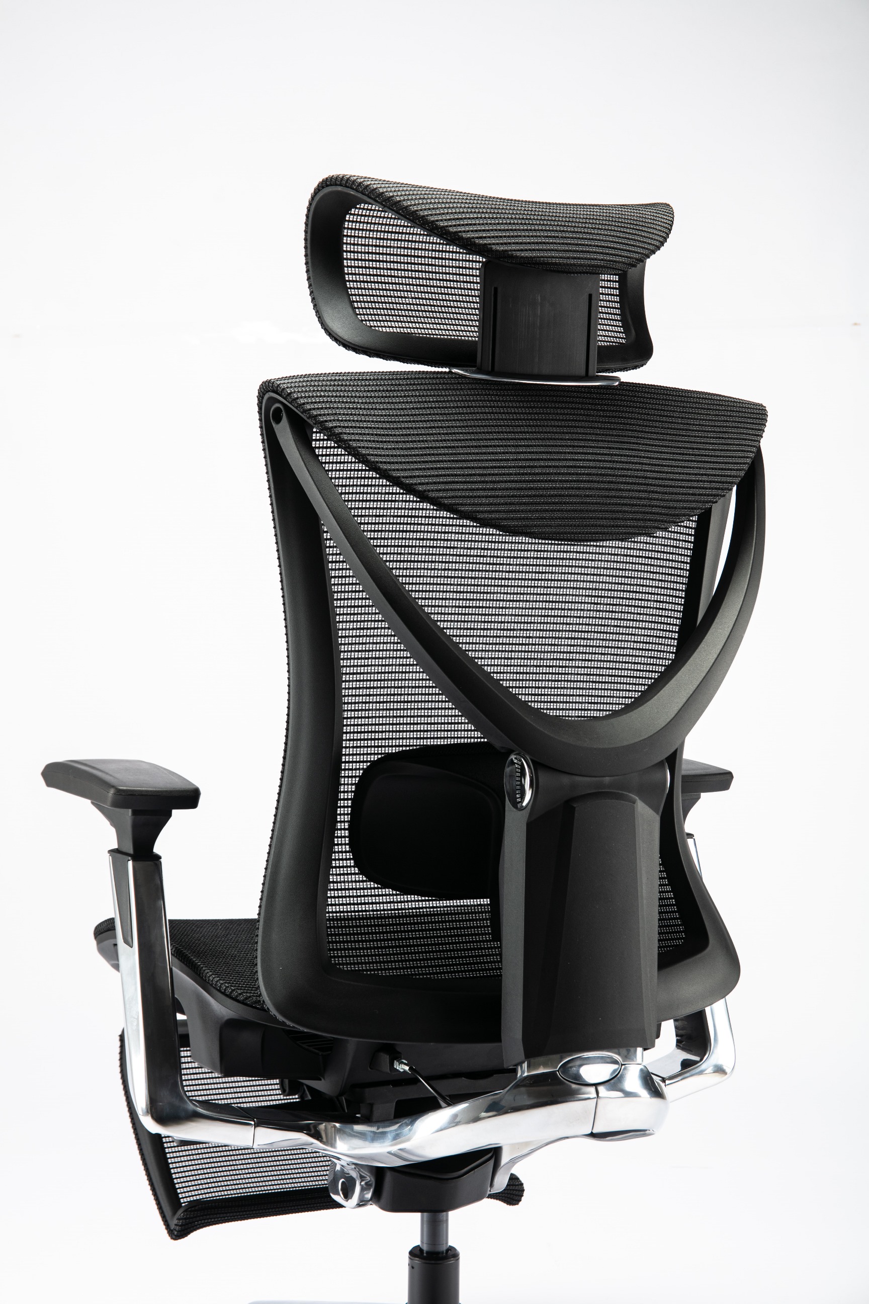 S1 Mesh Pro Max Senior ErgoChair Platinum Deep Black, photo 12