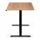 Adjustable table AdapDesk Smart 1 Motor 18mm Golden Wood, Space Black, photo 3 mini