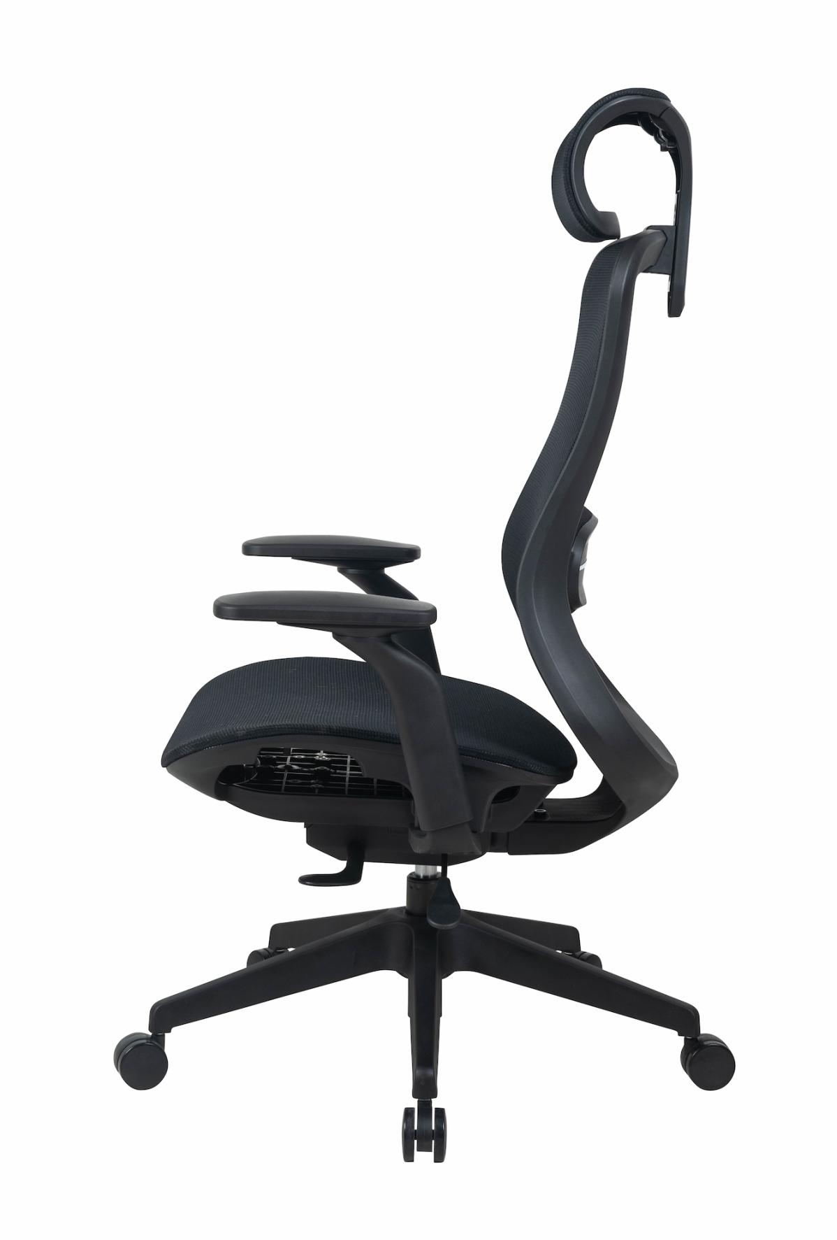 M4 Mesh Middle Ergochair Deep Black, photo 5