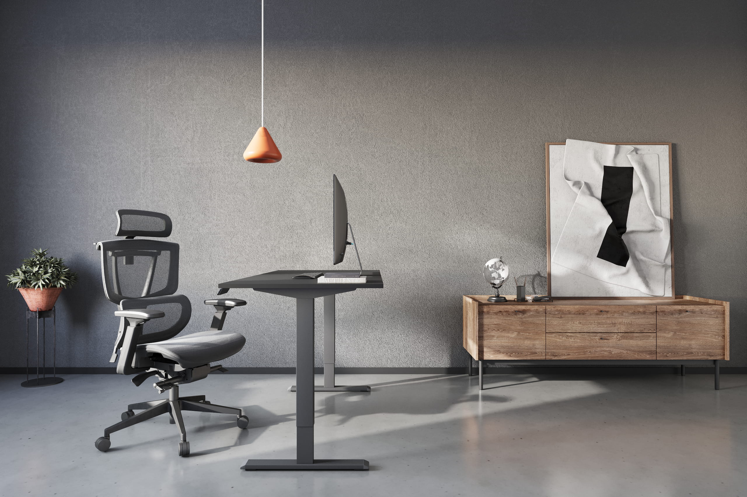 S2 Mesh Senior ErgoChair Deep Black