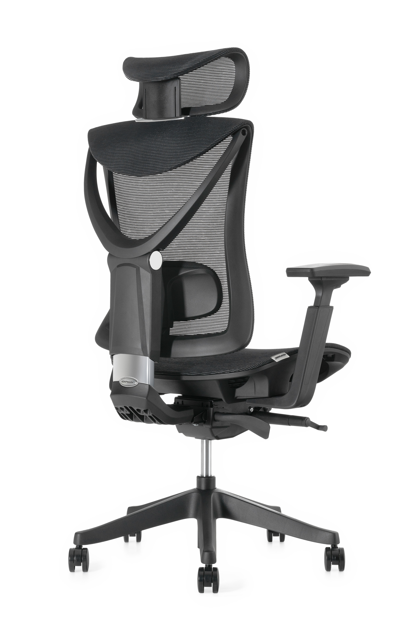 Кресло S1 Mesh Senior ErgoChair Deep Black, фото 7