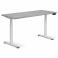 Adjustable table AdapDesk Smart 2 Motor Pro Speed 36мм Smoky Gray, Snow White, photo 8 mini