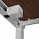 Adjustable table support AdapDesk Smart 4L 2 Motor 36mm Golden Wood, Snow White, photo 6 mini