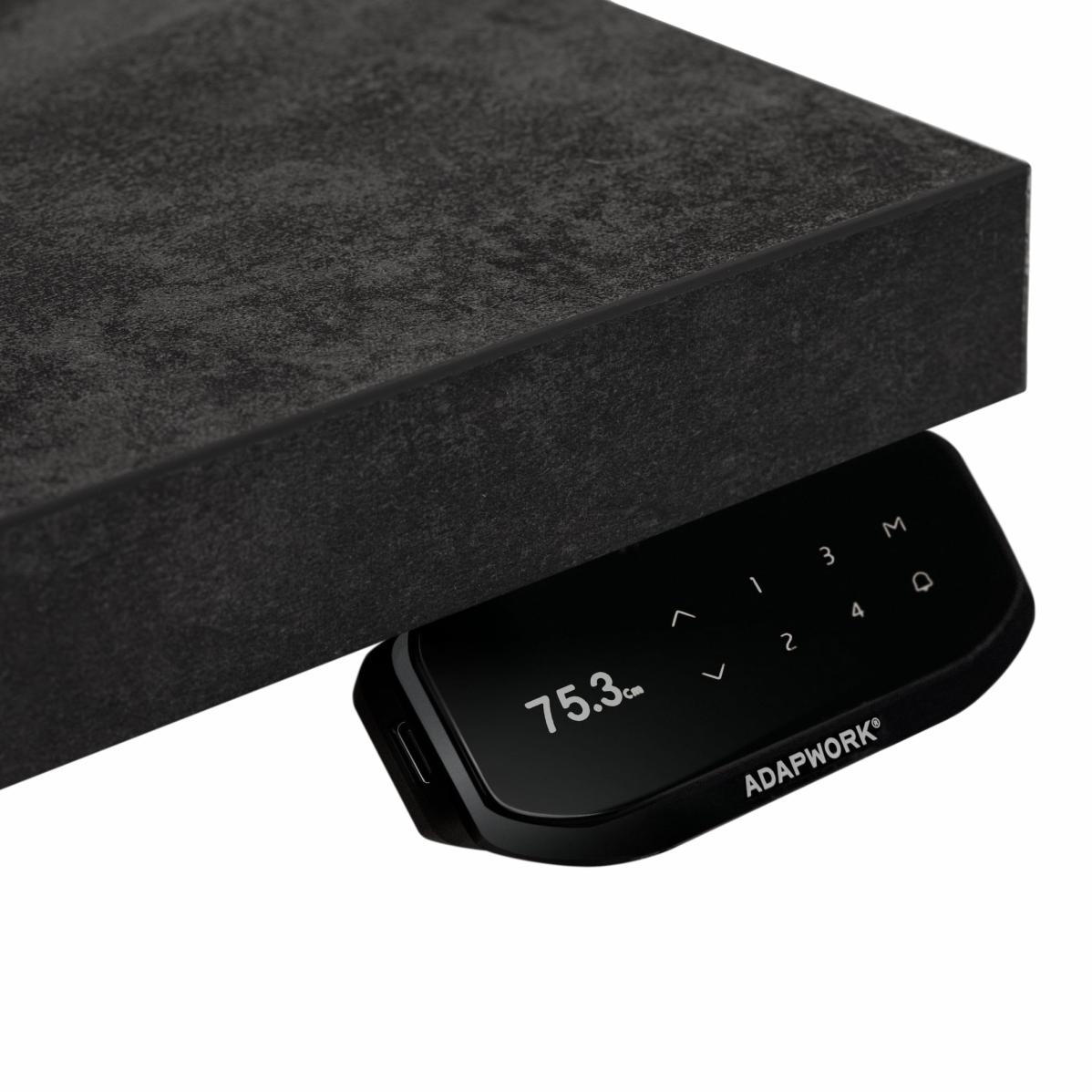 Adjustable table AdapDesk Smart 2 Motor Pro 36 Carbon Black, Space Black, photo 2