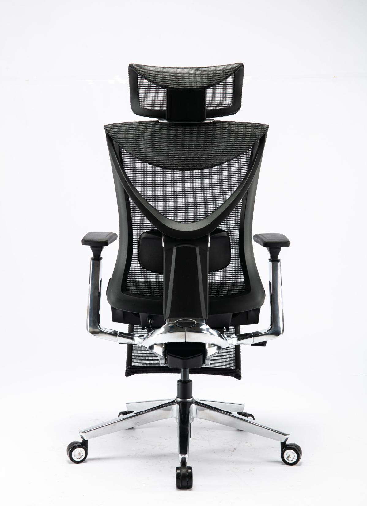 S1 Mesh Pro Max Senior ErgoChair Platinum Deep Black, photo 8