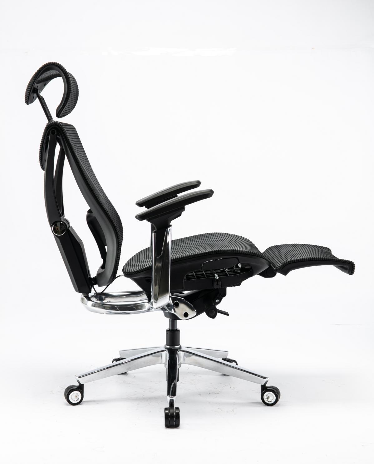 S1 Mesh Pro Max Senior ErgoChair Platinum Deep Black, photo 5