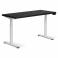 Adjustable table AdapDesk Smart 2 Motor Pro Speed 36мм Carbon Black, Snow White, photo 8 mini