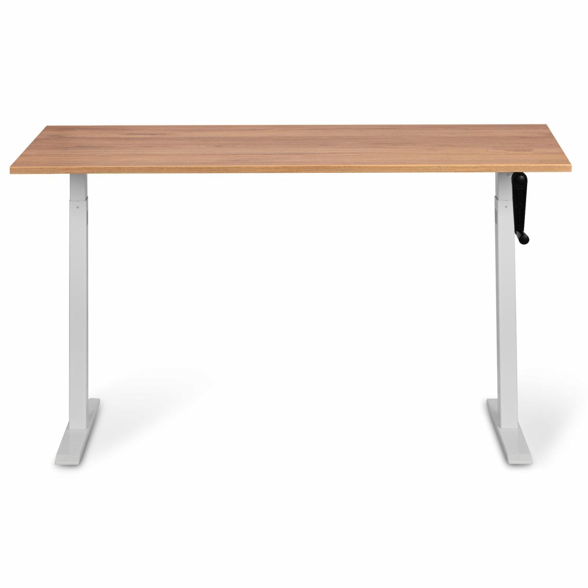 Регулируемый стол AdapDesk Smart Manual 18мм Carbon Black, Snow White, фото 1