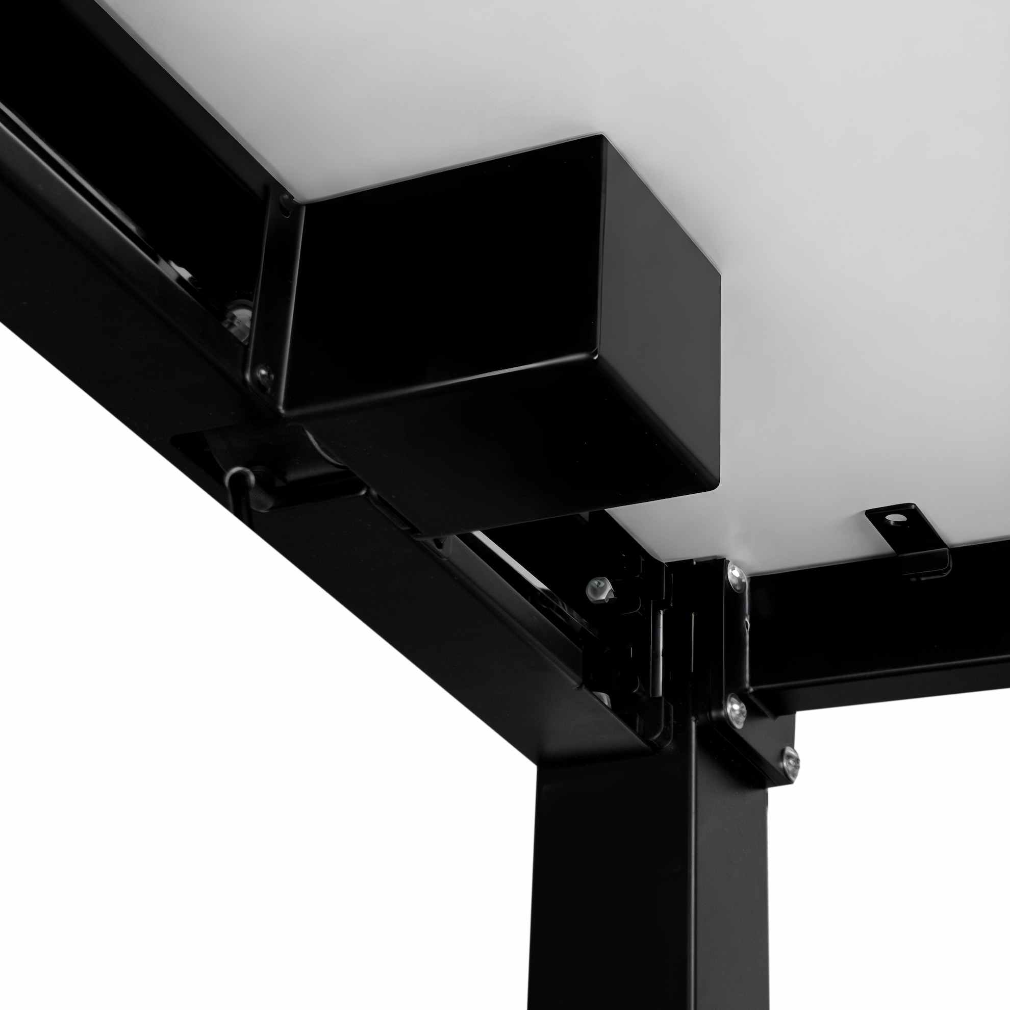 Adjustable table support AdapDesk Smart 4L 2 Motor 36mm Crystal White, Space Black, photo 6