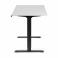 Adjustable table AdapDesk Smart 2 Motor 18mm Crystal White, Space Black, photo 3 mini