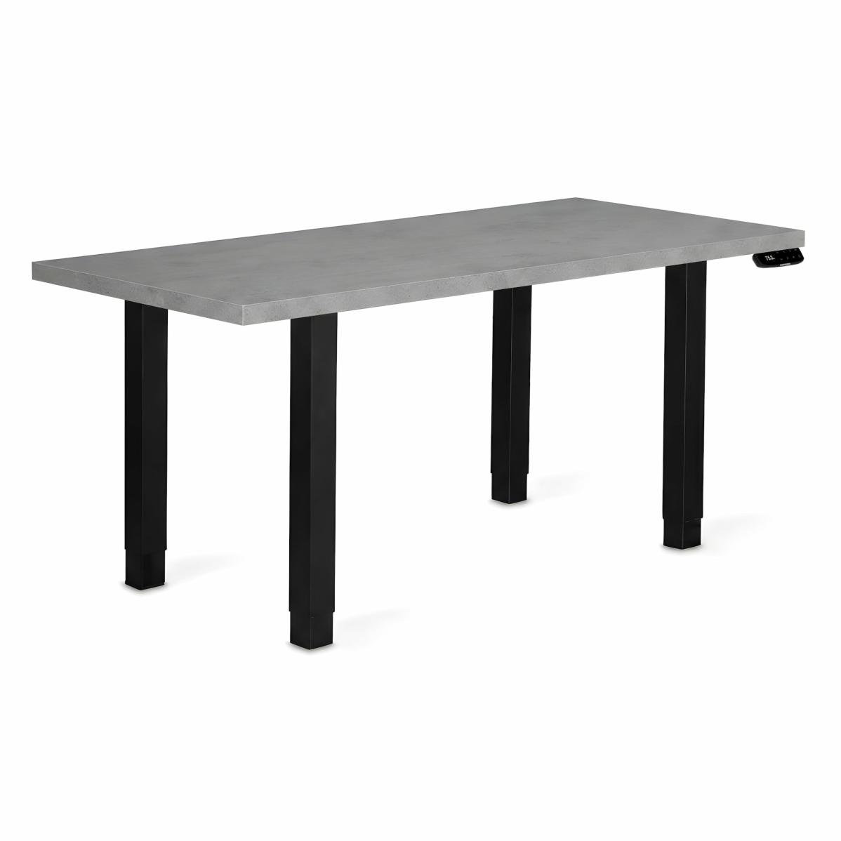 Adjustable table support AdapDesk Smart 4L 2 Motor 36mm Smoky Gray, Space Black, photo 8
