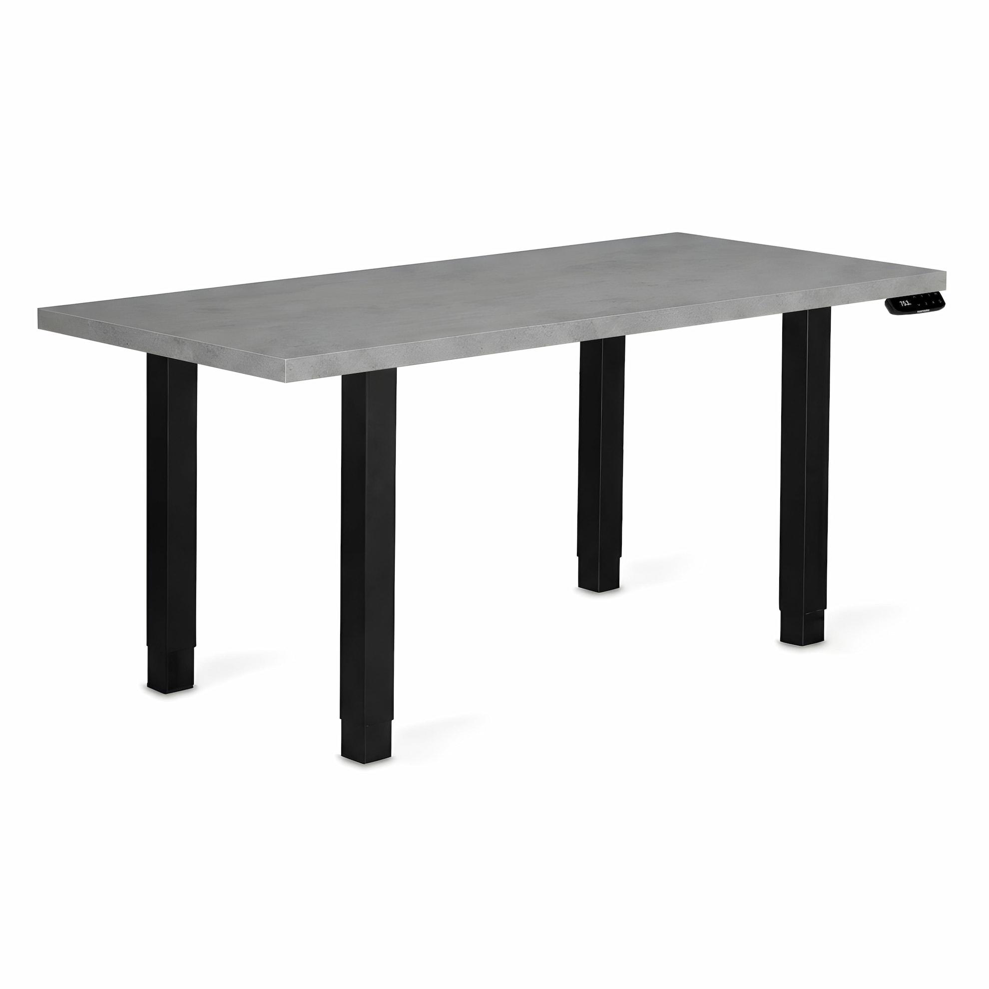 Adjustable table support AdapDesk Smart 4L 2 Motor 36mm Smoky Gray, Space Black, photo 8