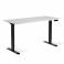 Adjustable table AdapDesk Smart 2 Motor 18mm Crystal White, Space Black, photo 8 mini