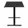 Adjustable table AdapDesk Smart 1 Motor 18mm Carbon Black, Space Black, photo 3 mini