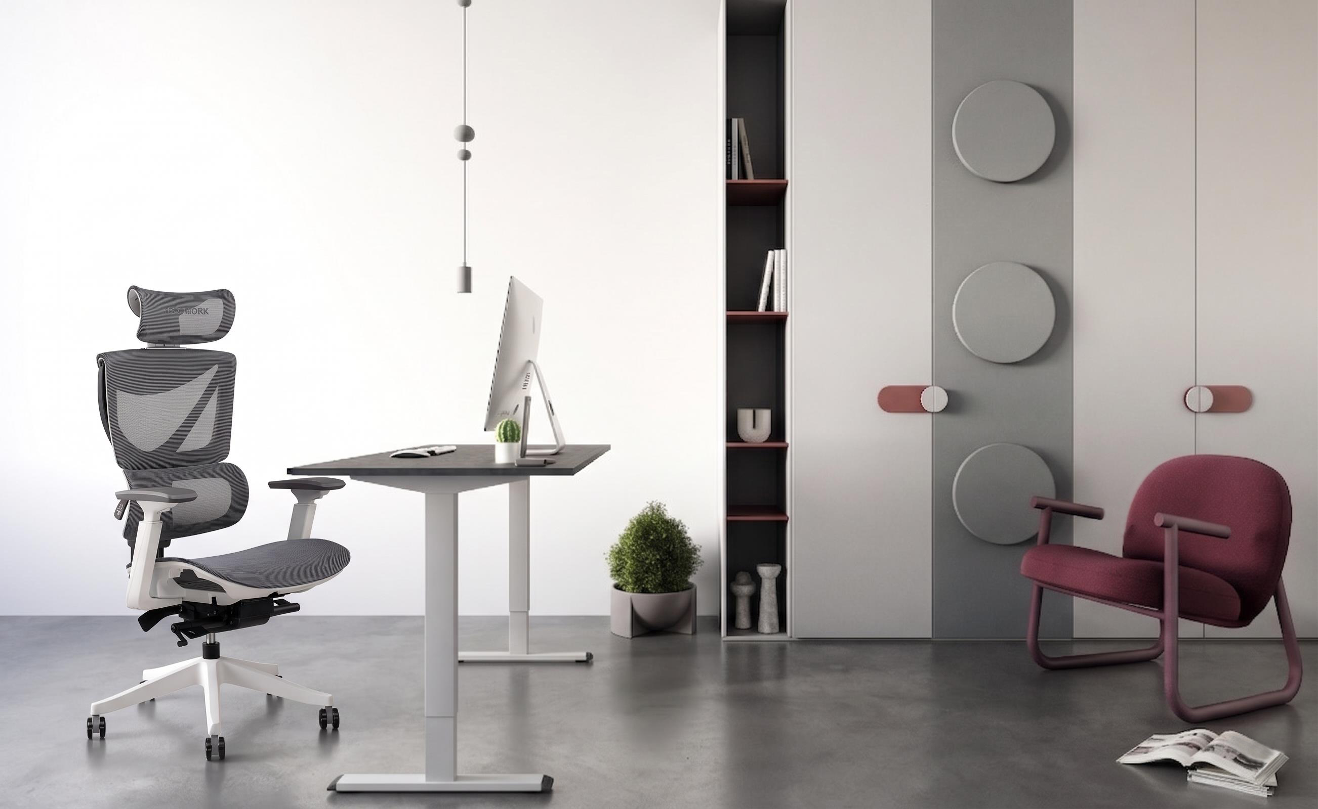 S3 Mesh Senior ErgoChair Alpine Grey