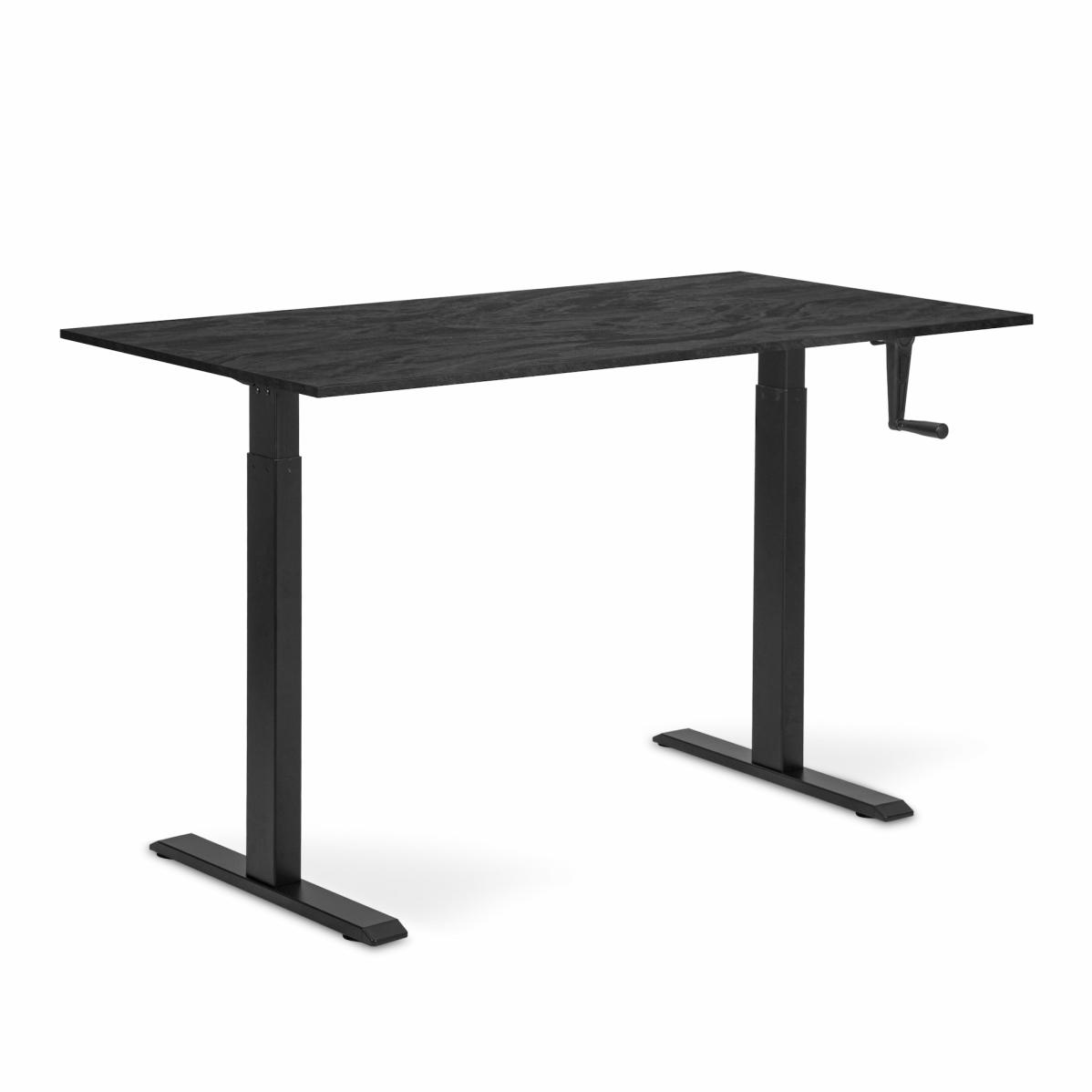 Adjustable table AdapDesk Smart Manual 18мм Carbon Black, Space Black, photo 8