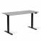 Adjustable table AdapDesk Smart 2 Motor 18mm Smoky Gray, Space Black, photo 8 mini