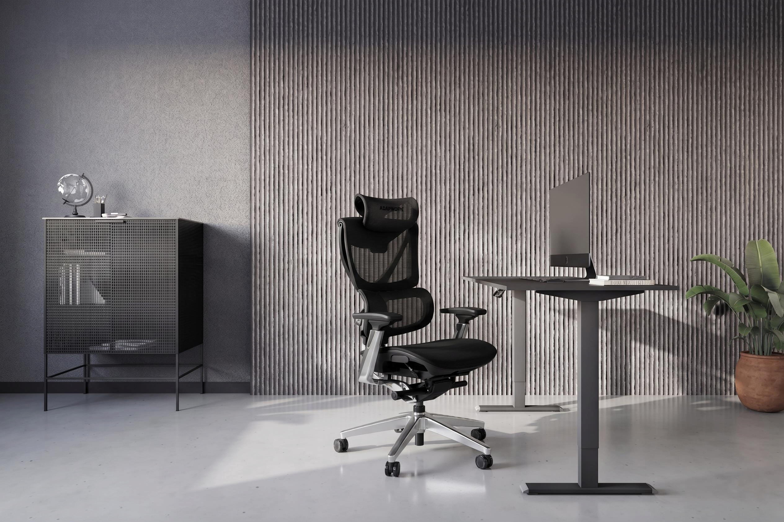 S3 Pro Senior ErgoChair Platinum Grafite Black