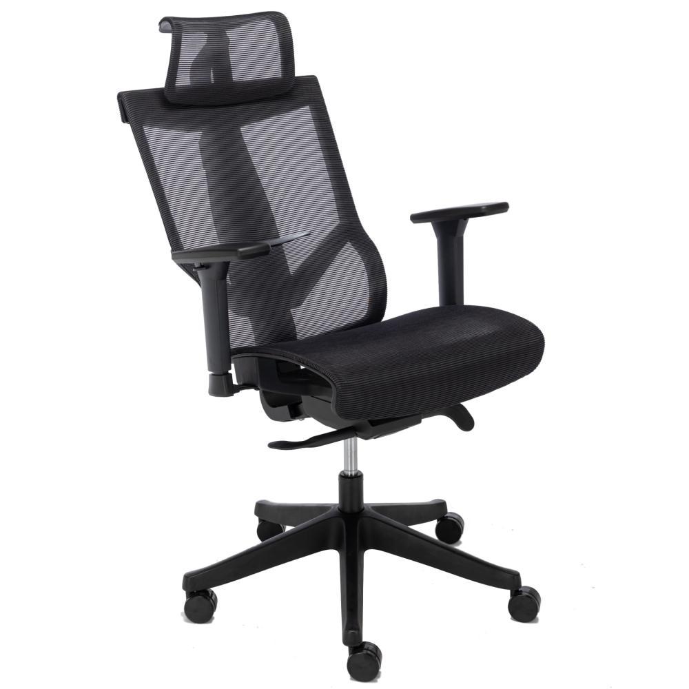 M1 Mesh Middle ErgoChair Deep Black, photo 5