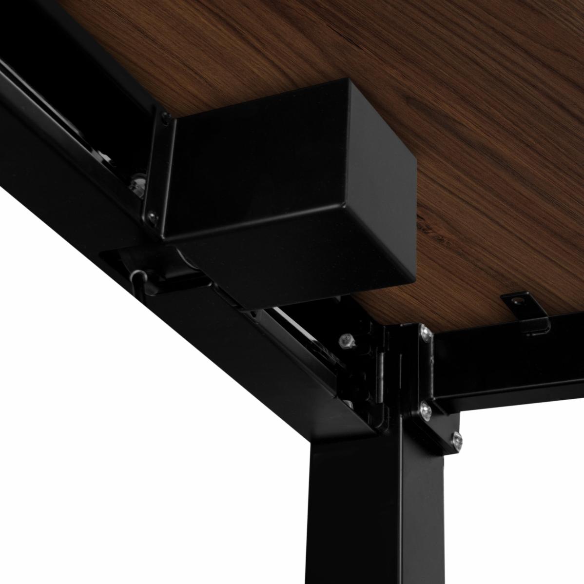 Adjustable table support AdapDesk Smart 4L 2 Motor 36mm Golden Wood, Space Black, photo 6