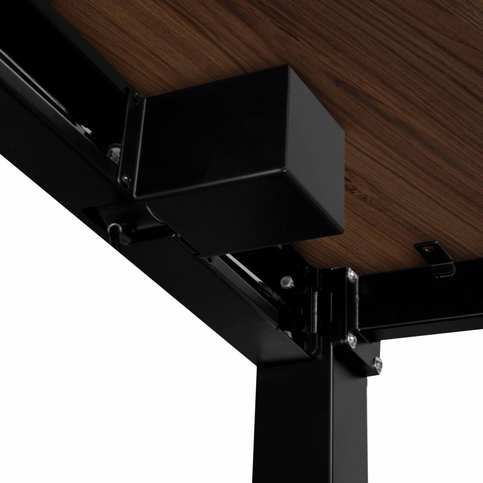 Adjustable table support AdapDesk Smart 4L 2 Motor 36mm Golden Wood, Space Black, photo 6