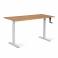 Adjustable table AdapDesk Smart Manual 18мм Golden Wood, Snow White, photo 8 mini