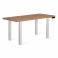 Adjustable table support AdapDesk Smart 4L 2 Motor 36mm Golden Wood, Snow White, photo 8 mini