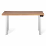 Adjustable table support AdapDesk Smart 4L 2 Motor 36mm Golden Wood, Snow White