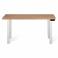 Adjustable table support AdapDesk Smart 4L 2 Motor 36mm Golden Wood, Snow White, photo 1 mini