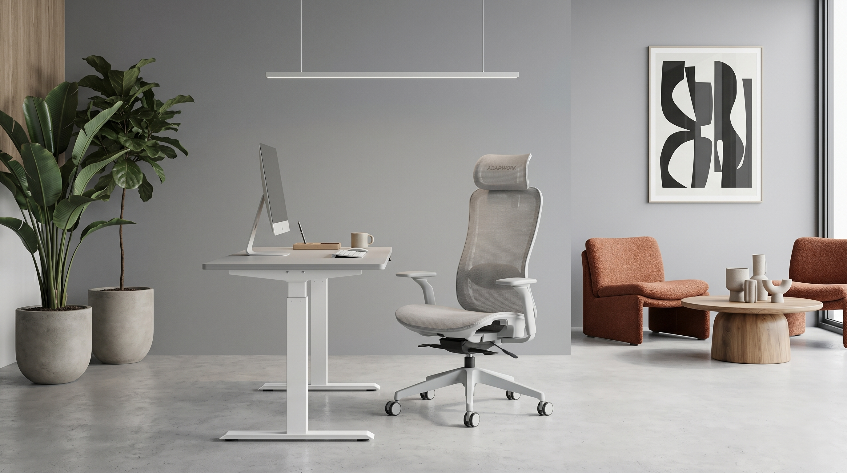 M4 Mesh Middle Ergochair Deep Grey
