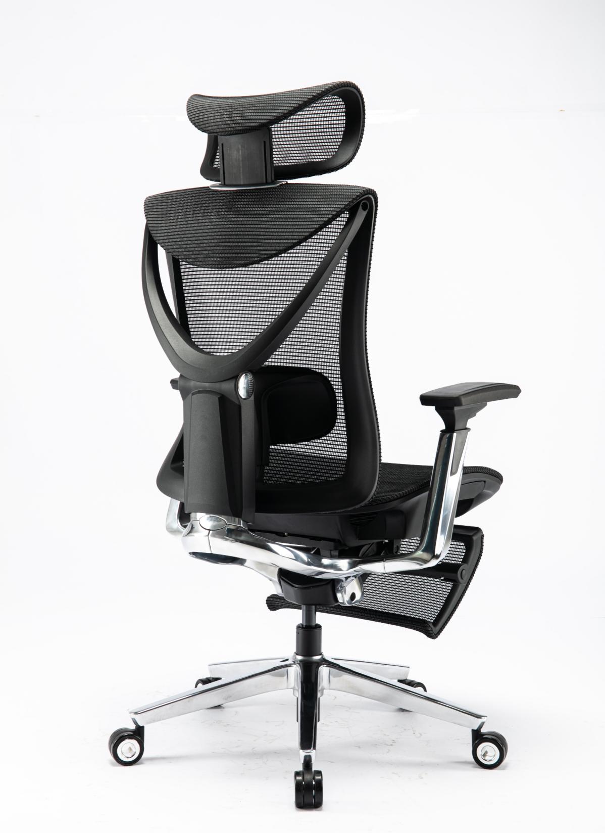 S1 Mesh Pro Max Senior ErgoChair Platinum Deep Black, photo 9