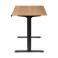 Adjustable table AdapDesk Smart 2 Motor 18mm Golden Wood, Space Black, photo 3 mini