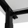 Adjustable table AdapDesk Smart Manual 18мм Crystal White, Space Black, photo 6 mini