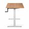 Adjustable table AdapDesk Smart Manual 18мм Golden Wood, Snow White, photo 3 mini