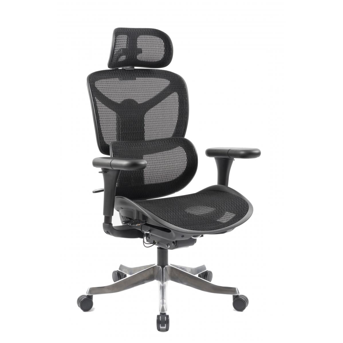 S7 Mesh Senior ErgoChair Deep Black, photo 1