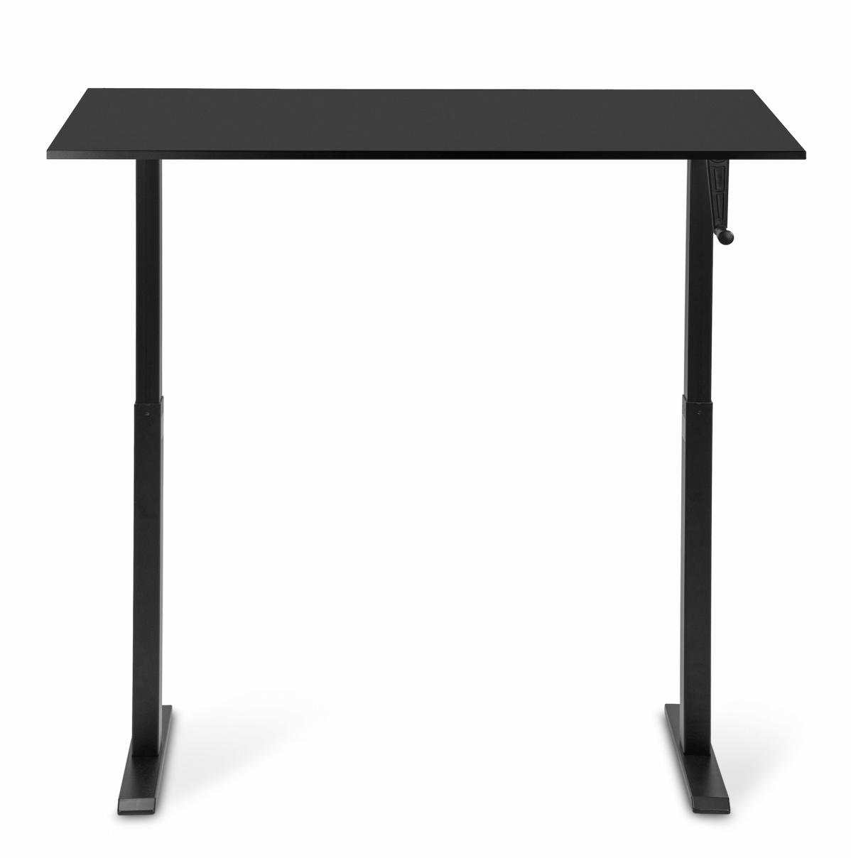 Adjustable table AdapDesk Smart Manual 18мм Deep Black, Space Black, photo 5
